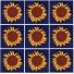 Mexican Talavera Tile Sunflower 5